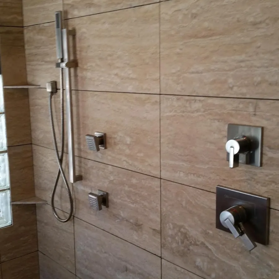 Shower fixture installation for Water Heater Installation in Oakfield
